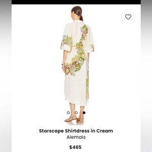 Alemais starscape shirtdress